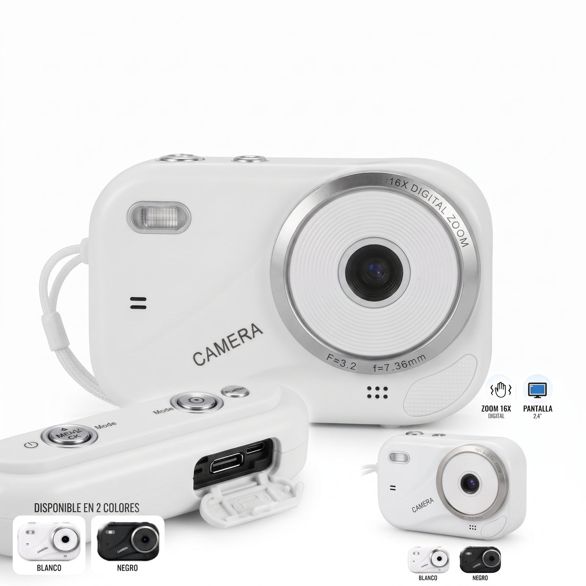 Cámara Digital PP6 Compacta Para Fotos Y Videos