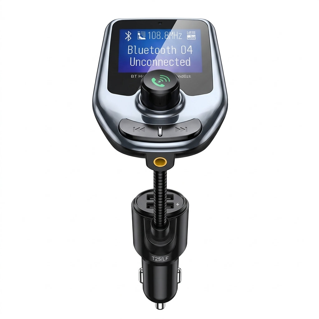 Adaptador Transmisor Bluetooth Modulador Doble Puerto Carro