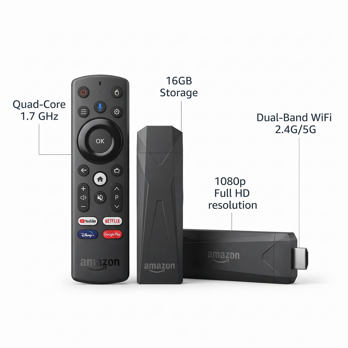 Fire TV Stick Con Alexa Y Control Remoto Por Voz