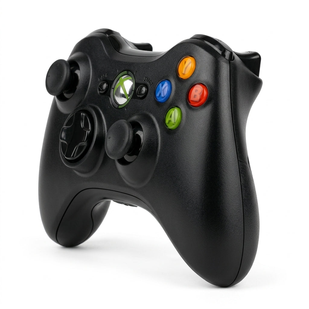 Control Inalámbrico Compatible con Xbox 360 y PC 2.4 GHz Negro
