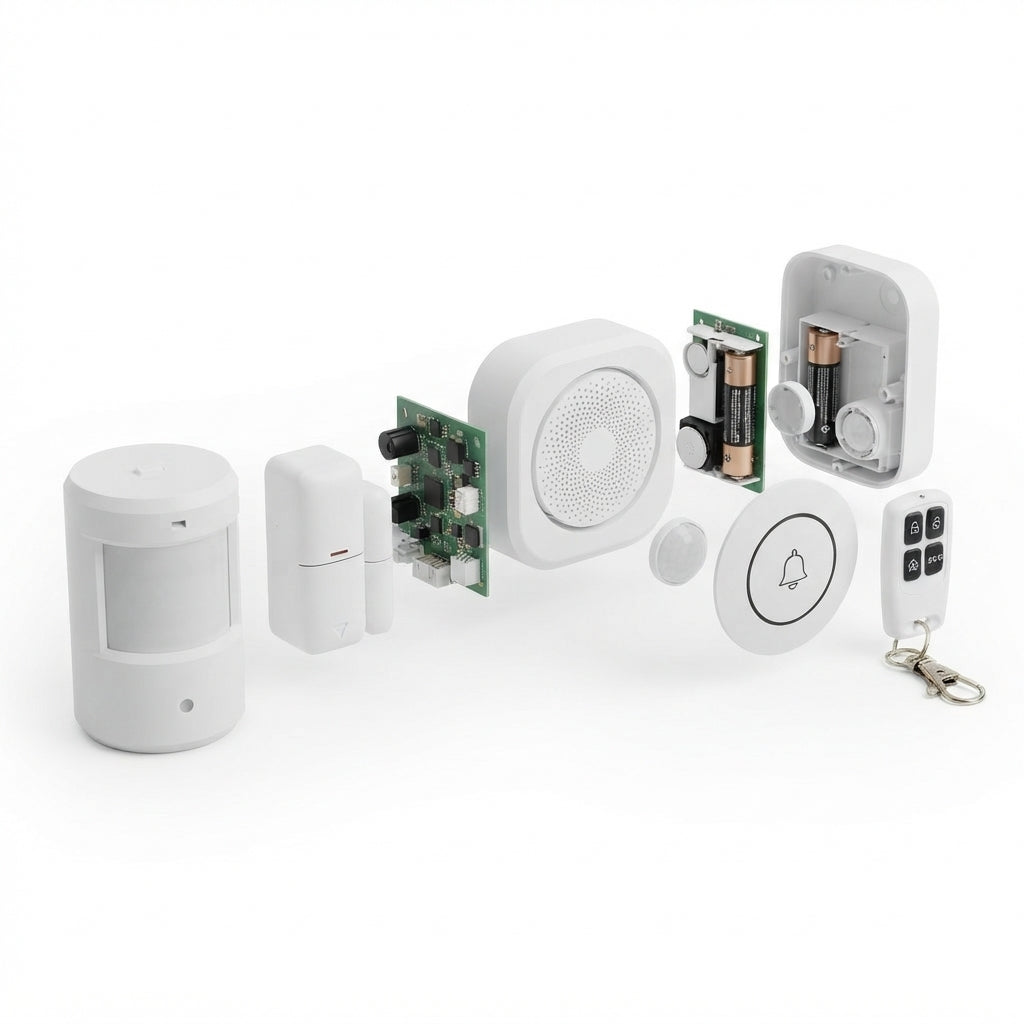 Kit Alarma WiFi Sencillo App Tuya