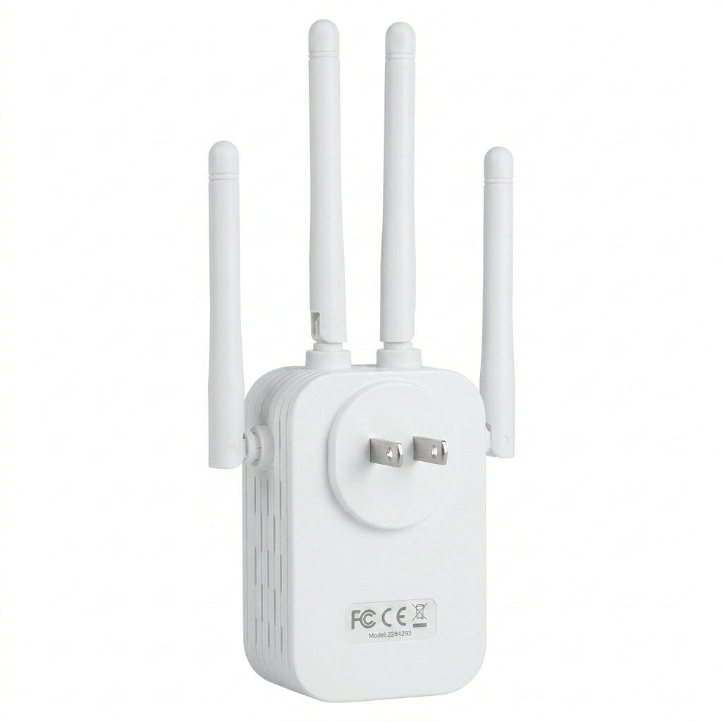 Repetidor Router WiFi 4 Antenas 300Mbps 2.4GHz – Amplificador De Señal Inalámbrica