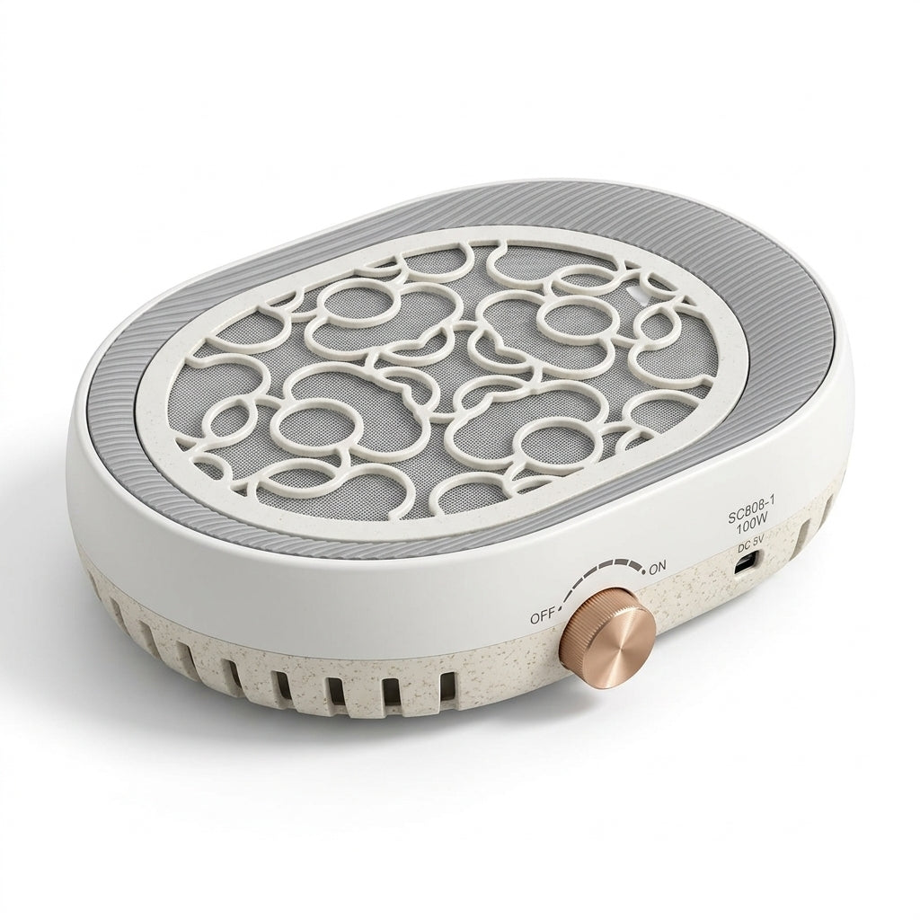 Extractor De Polvo Para Uñas SC808-1-B De 100W Con Velocidad Regulable