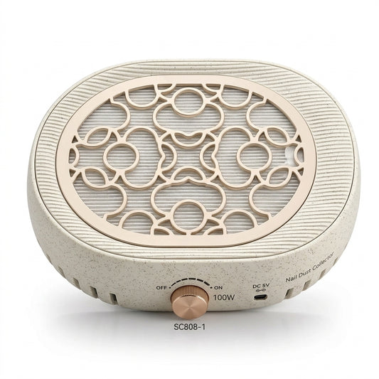 Extractor De Polvo Para Uñas SC808-1-B De 100W Con Velocidad Regulable