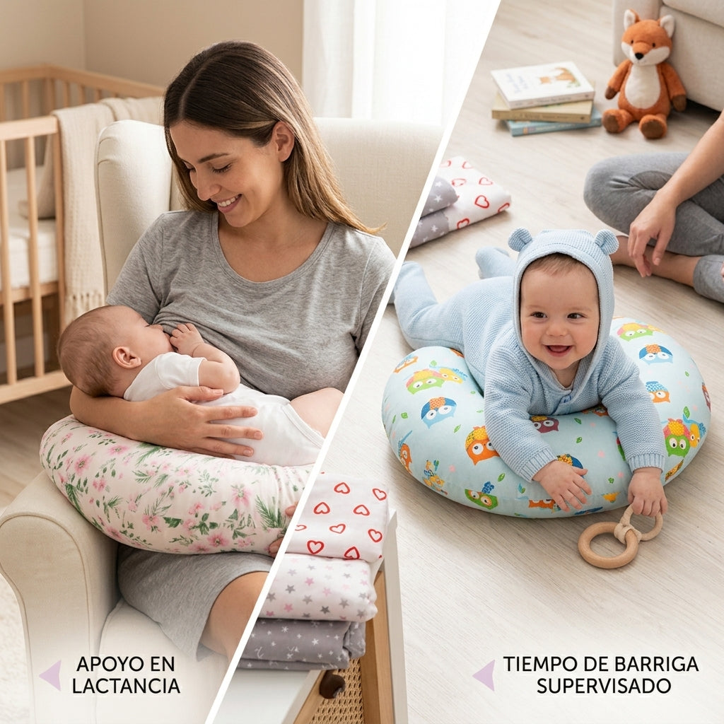 Cojín De Lactancia Para Mamá Y Bebé