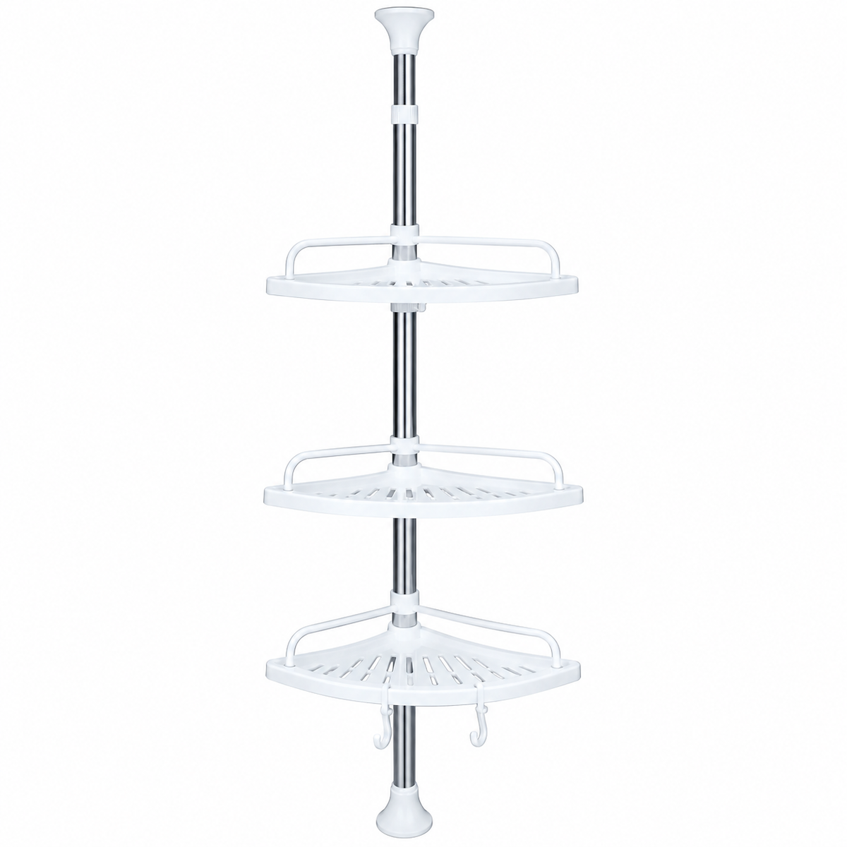 Repisa Esquinera Para Baño Ajustable 320 Cm - 4 Niveles
