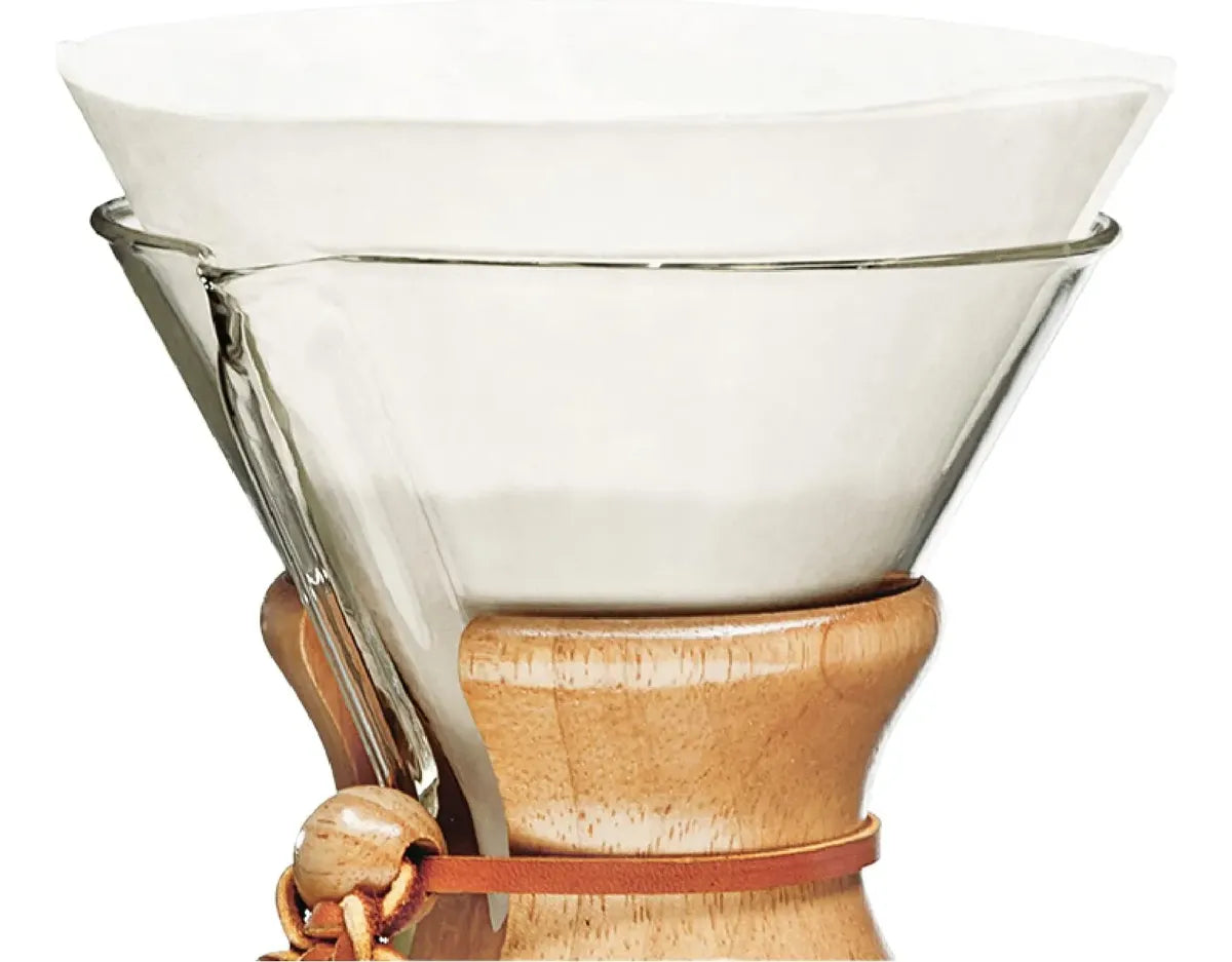 Combo Kit Chemex 600 Ml + Filtros De Papel + Filtro Acero