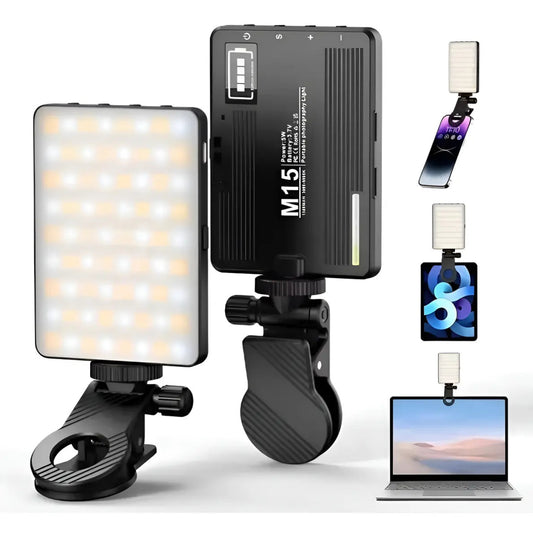 Panel Luz Led Fotografía Portátil M15 Iluminador Celular