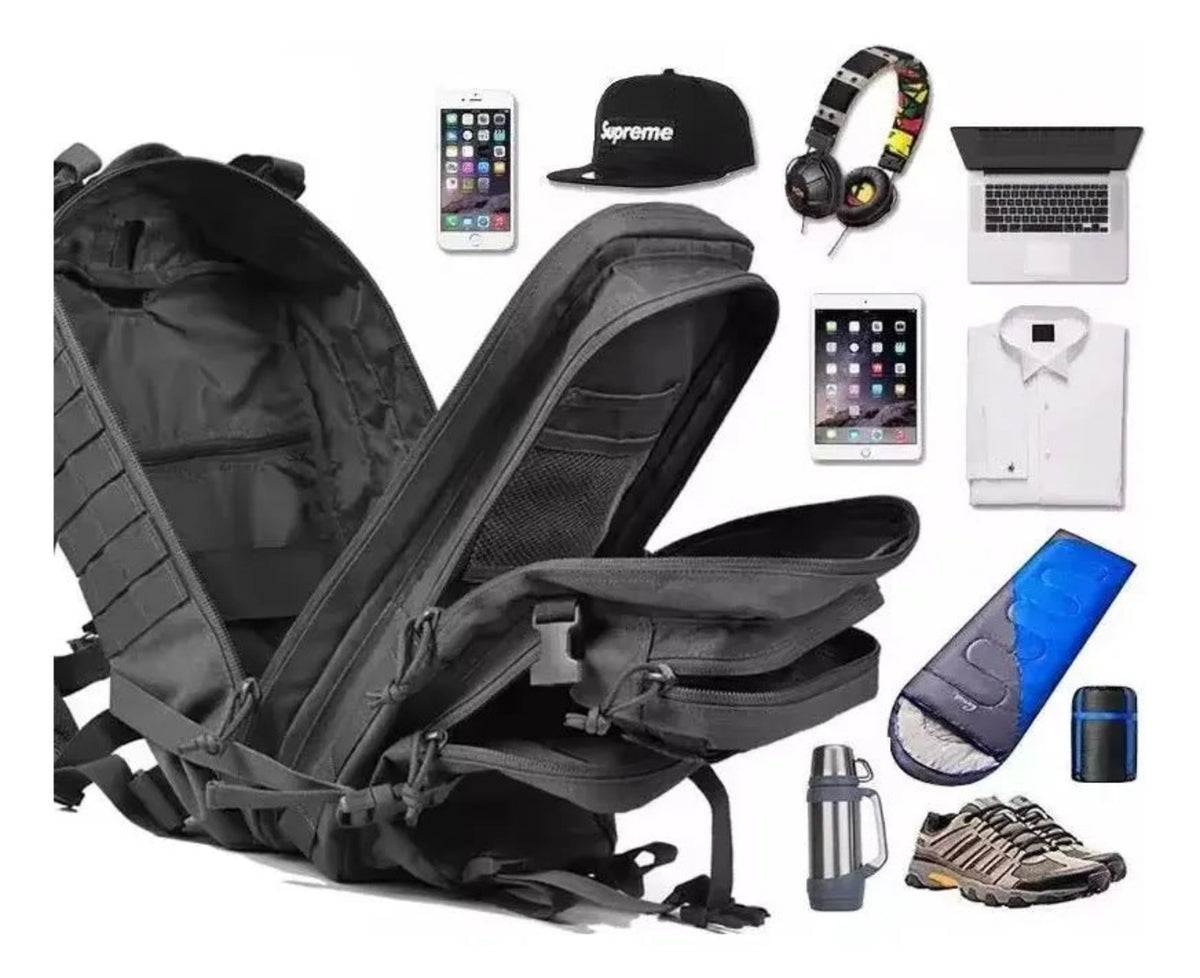 MOZETO Mochila De Mano, De Viaje Táctica Extra Grande, Aprobada Para Avión, Resistente Al Agua, Para Computadora
