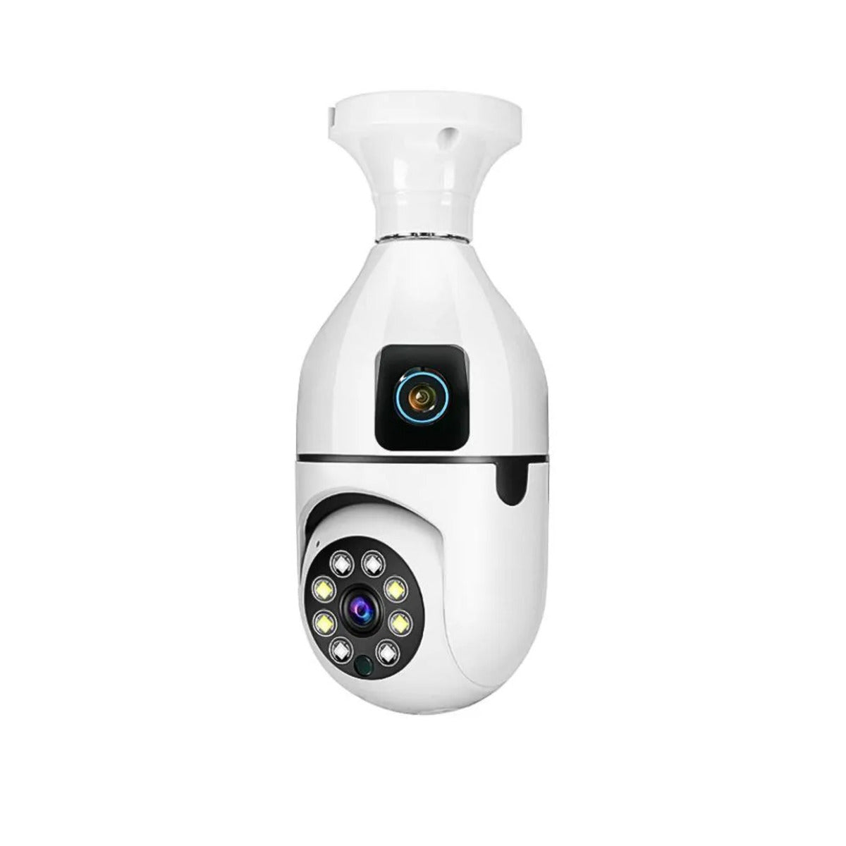 Cámara Interior Robótica De Bombillo Doble Lente Wifi V380