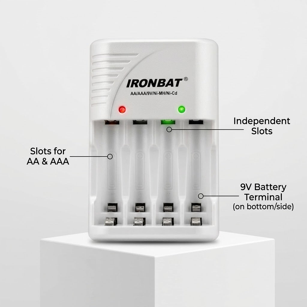 Baterias 3600mah Aa Recargable X 4 Pack+ Cargador + Obs
