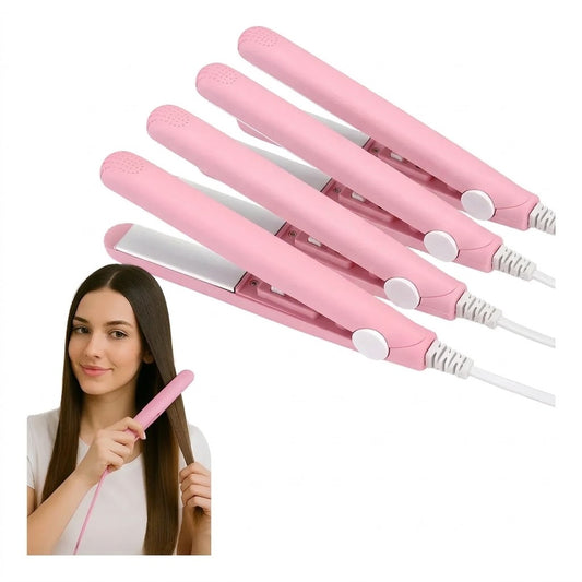 Mini Planchan Viajera Para Cabello Con Placas En Ceramica