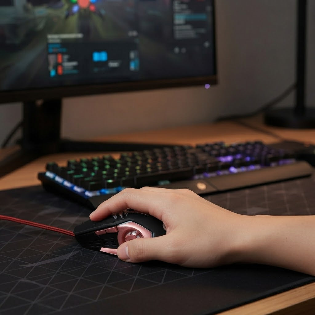 Mouse Gamer G940 RGB 3200 DPI – 6 Botones – Cable Mallado