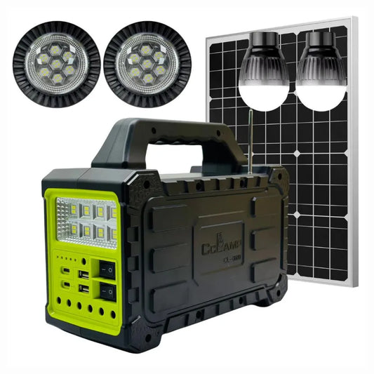 Estación De Energía Solar Cl 3609 Portátil Con Panel Solar