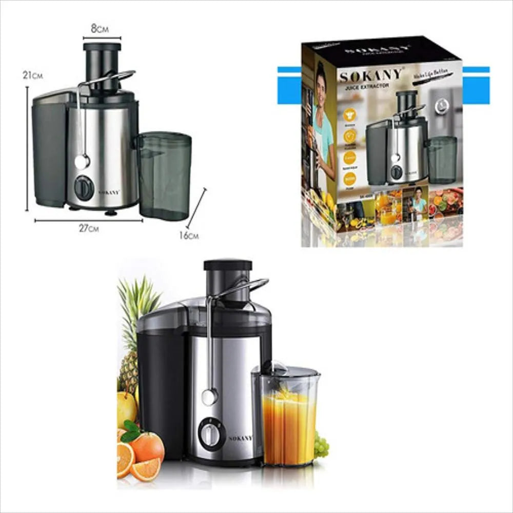 Extractor De Jugo Eléctrico Sokany Con Jarra Sk 4000