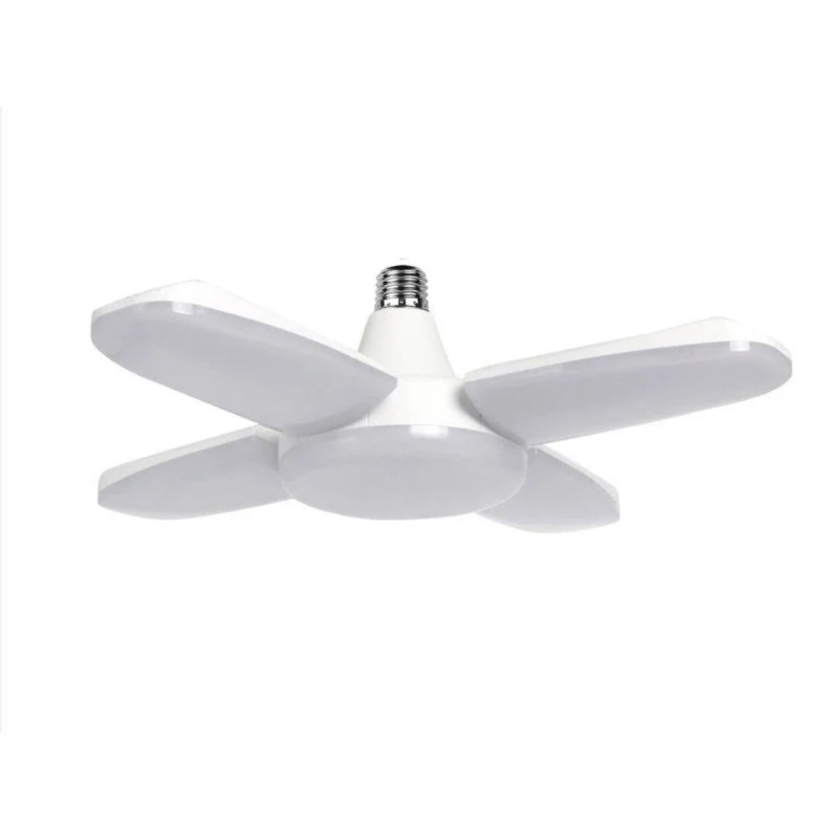 Bombillo Led 4 Aspas 60w Plegable Ahorro Energía Blanco