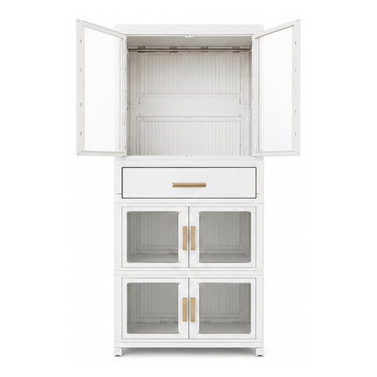 Armario Portátil Organizador Closet Plástico Plegable 64x42x161.5 cm