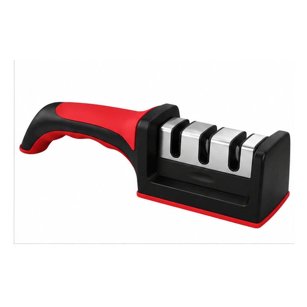 🔪 Afilador de Cuchillos Manual Sharpener 3 Etapas Acero Inoxidable