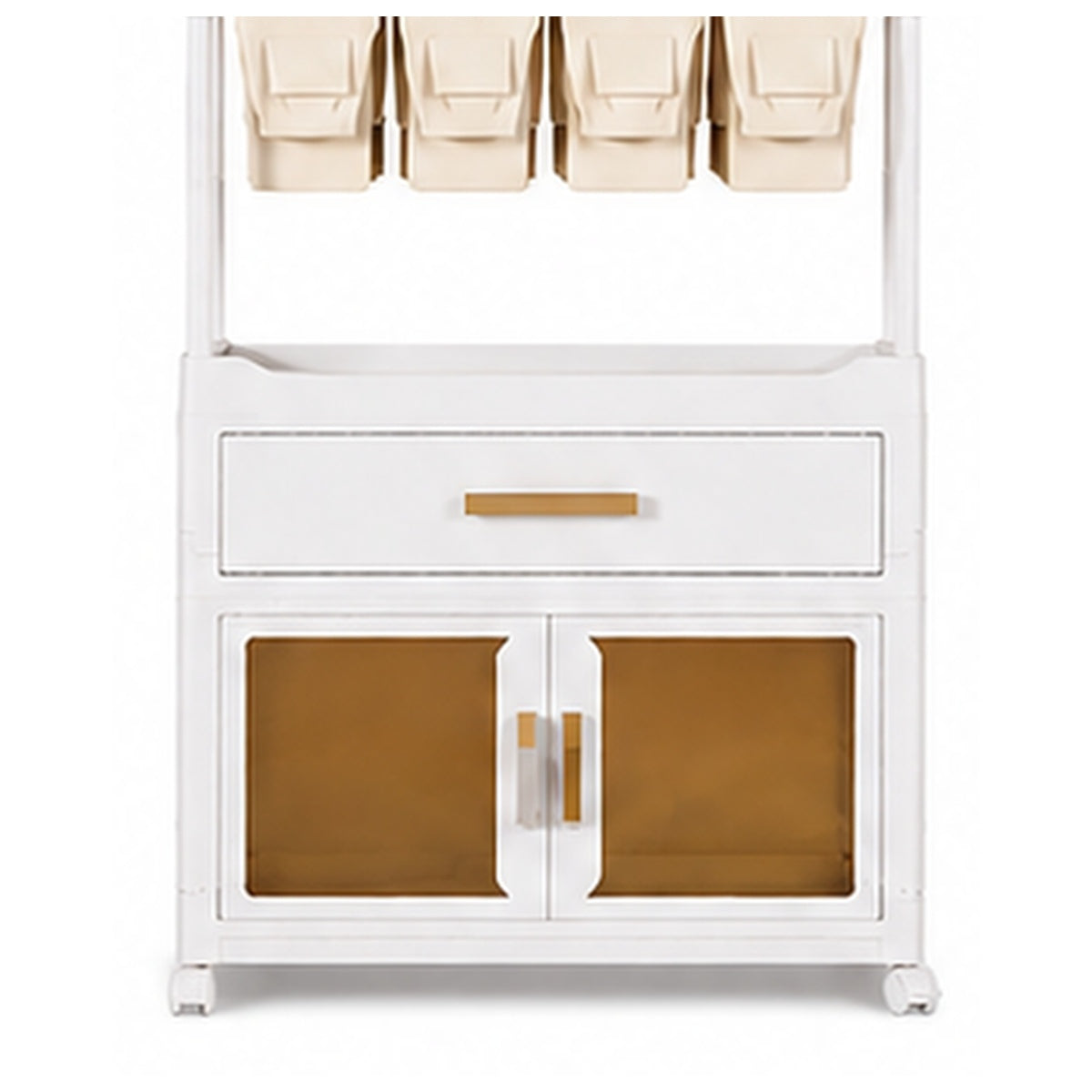 Organizador Armario Plegable Plástico Multifuncional 54x34x177 cm
