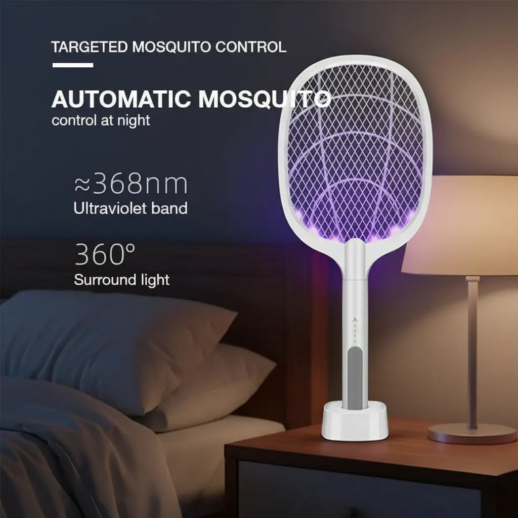 Raqueta matamoscas eléctrica Recargable