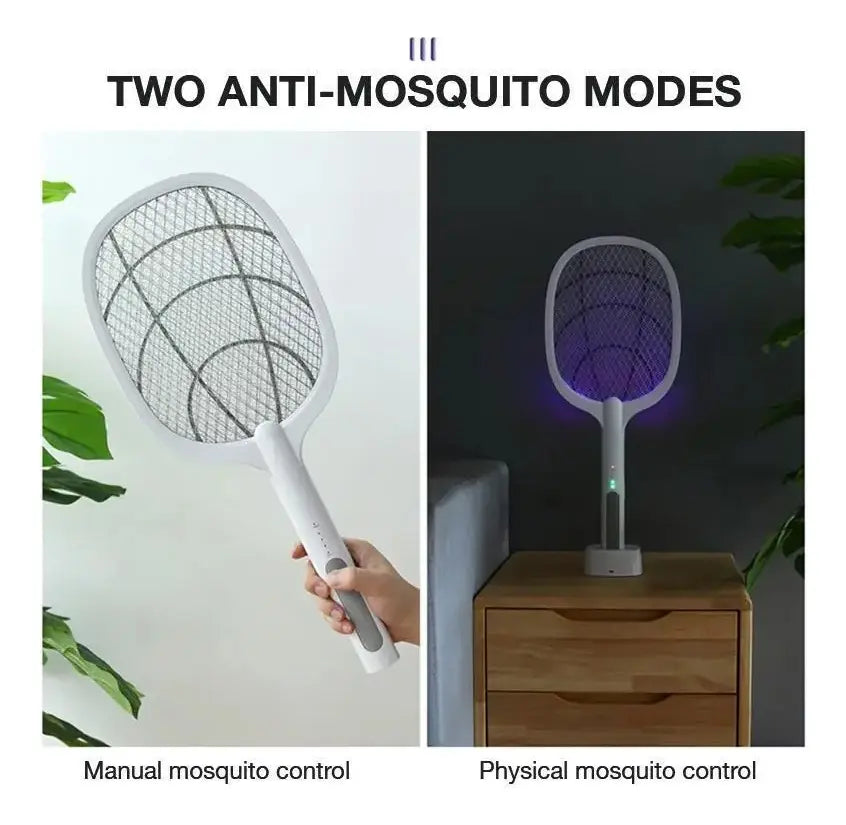 Raqueta matamoscas eléctrica Recargable
