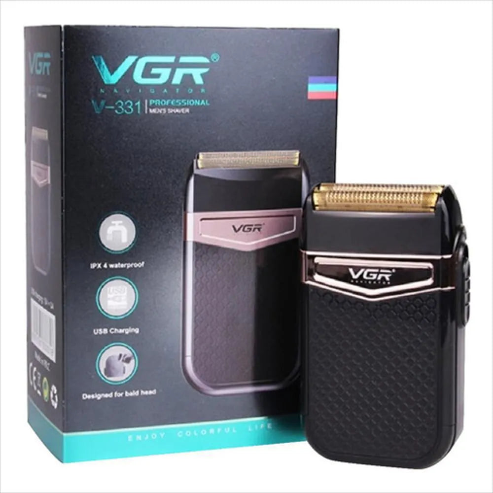 Maquina Afeitadora Eléctrica Vgr V 331 Recargable Usb Shaver