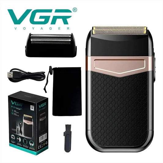 Maquina Afeitadora Eléctrica Vgr V 331 Recargable Usb Shaver