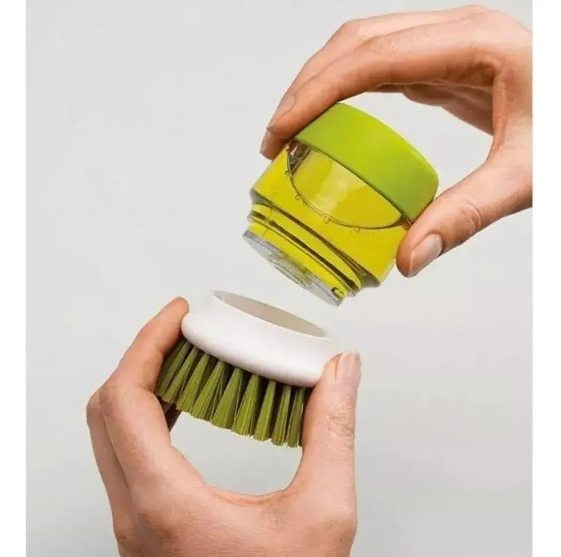 Dispensador De Jabon Liquido Lavaplatos Con Cepillo Cocina
