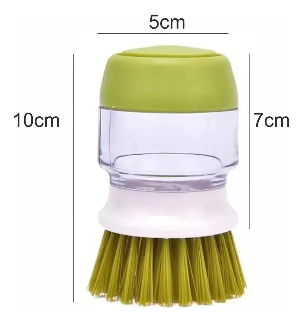 Dispensador De Jabon Liquido Lavaplatos Con Cepillo Cocina