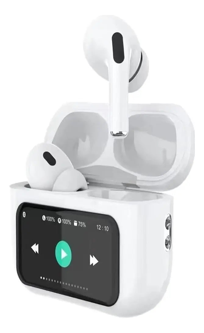 Audífonos Bluetooth A9 Pro Pantalla Táctil Reducción Ruido
