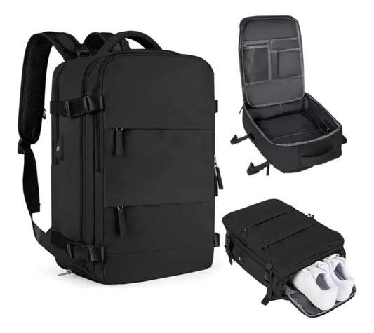 Maleta De Mano Bolso Amazon Mochila De Viaje negra