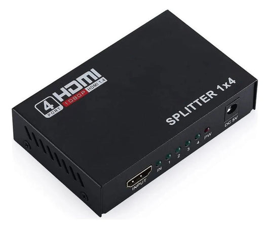 Splitter Hdmi 1x4 Divisor 4k Full Hd Input A Cuatro Output