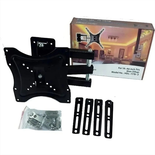 Soporte De Pared Para Tv Home Design 14 A 55 Pulgadas Inclinable Negro