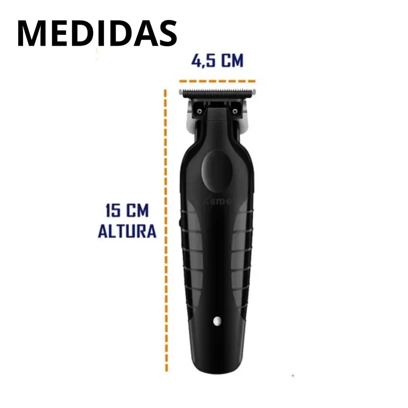 Cortadora de Cabello Kemei Profesional Recargable Km2299 Negra