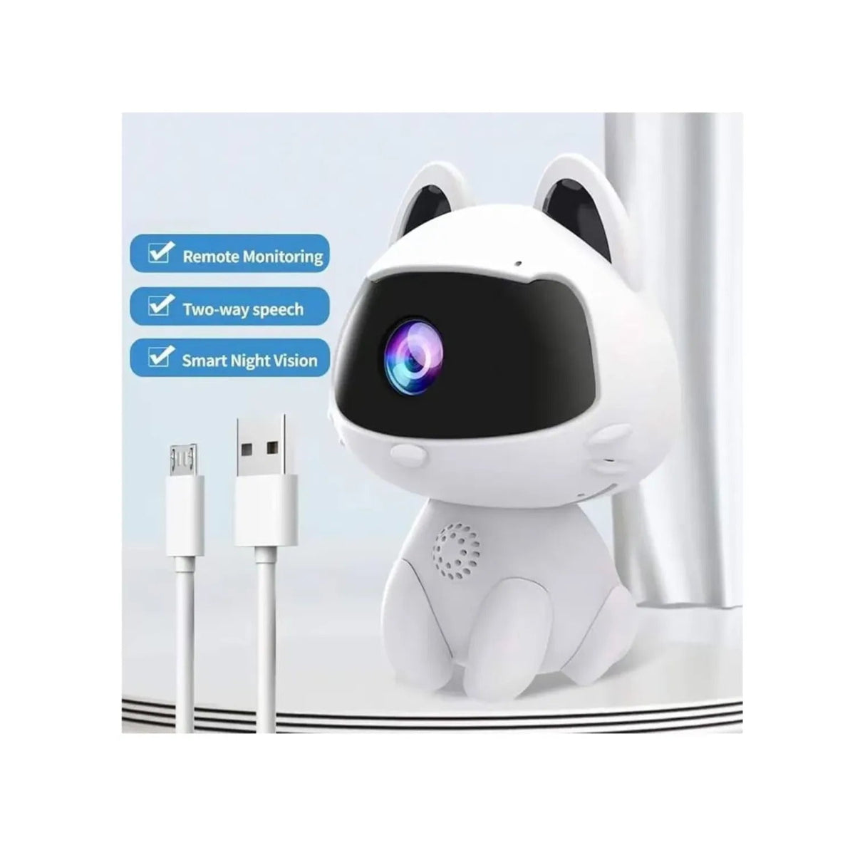Cámara De Vigilancia IP Gato V380